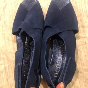 Pedro Garcia Blue Suede Sandals